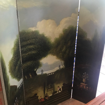Tri Fold Oil Painting
