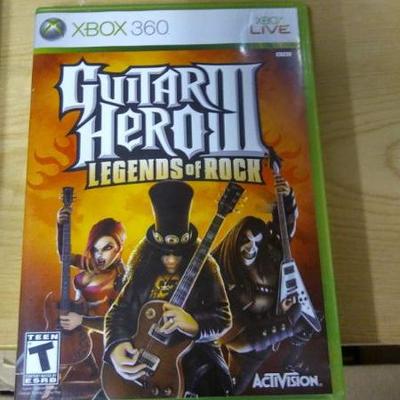 Xbox 360 Live
 Guitar Hero 3
Legends of Rock