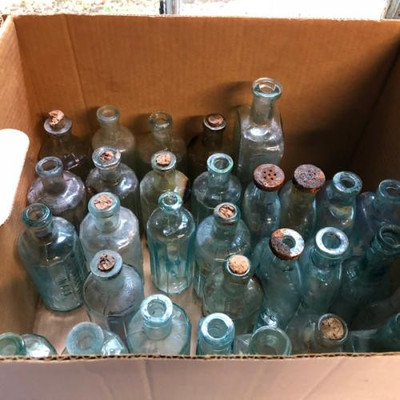 Assorted Medium Size Medicine Bottles
