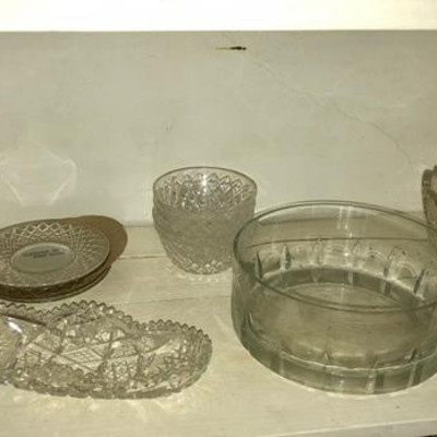 Crystal and Glass Serving Trays/Bowls