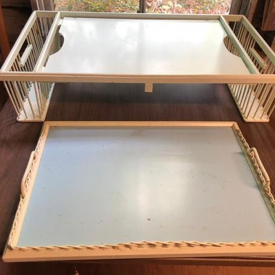 Vintage Breakfast/Bed Tray, Detachable Top