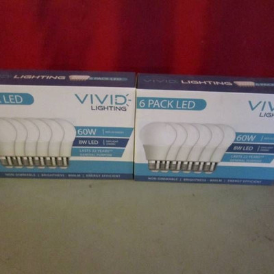 2 - Vivid 6 Pack Led Bulbs 60W