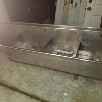 3 Bay Stainless Sink...