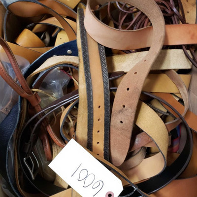 6001: Box Full of Belts and more!
Box Full of belts, suspenders and more! Box not included.
