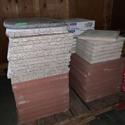 4004: Assorted Tiles/Pavers/Granite
Measures Approximately from 12