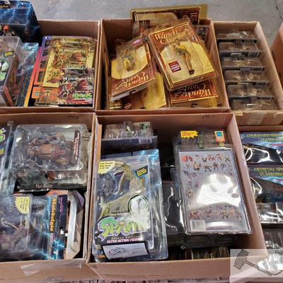 515: 	
6 Boxes of Assorter Spawn Action Figures and Wanda & Cyan Action Figures
6 Boxes of Assorter Spawn Action Figures and Wanda & Cyan...