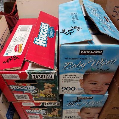 5015: 	
Four Boxes of Baby Wipes
Four Boxes of Baby Wipes