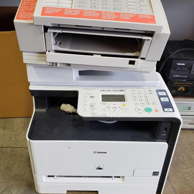 434: 	
Canon Printer/Copy Machine and a Hewlett Packard Fax-750
Hewlett-Packard one-touch fax model 750; and an electric color imageCLASS...