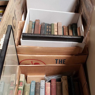 454: Vintage Books and authentic vintage newspapers
This is a box of vintage reads to get lost in!! Includes some Shakespeare titles, a...