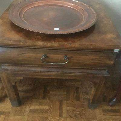 Burrell Wood End Table 