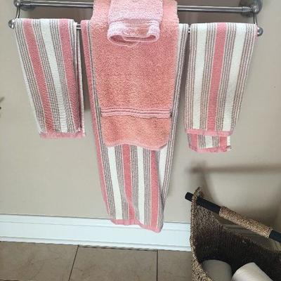 Several towel sets