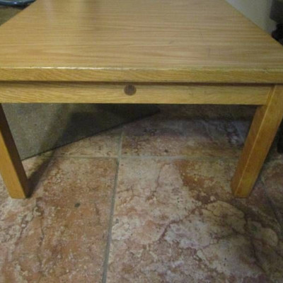 Square Wood Look Table