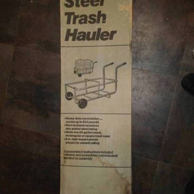 Steel Trash Bin Hauler