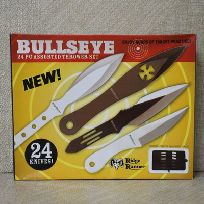 24 PC Ridge Runner Bullseye Thrower Set