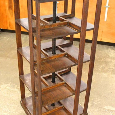ANTIQUE Oak Revolving Bookcase in the Manner of Danner Furniture
Auction Estimate $200-$400 – Located Inside

