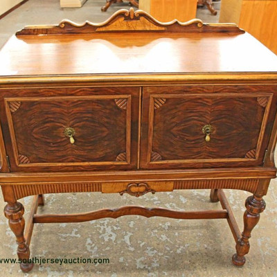 Walnut Two Tone 2 Door Server with Gallery
Auction Estimate $100-$300 – Located Inside
