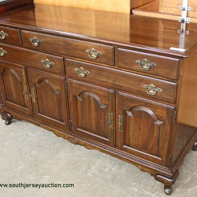 SOLID Mahogany “Ethan Allen Furniture” 5 Drawer 4 Door Buffet
Auction Estimate $200-$400 – Located Inside
