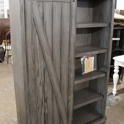 NEW Contemporary â€œMartin Furnitureâ€ Grey Washed Sliding Door with Restoration Hardware Bookcase with Tags
Auction Estimate $200-$400...