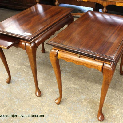 PAIR of Mahogany Queen Anne Tea Tables
Auction Estimate $100-$200 â€“ Located Inside
