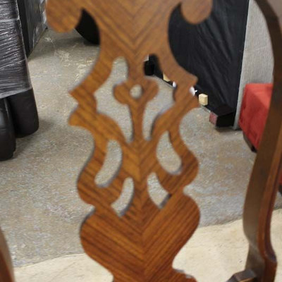 9 Piece Two Tone Walnut Carved Dining Room Set
Auction Estimate $600-$1200 â€“ Located Inside
