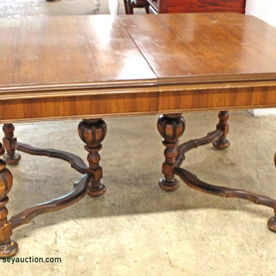 9 Piece Two Tone Walnut Carved Dining Room Set
Auction Estimate $600-$1200 â€“ Located Inside
