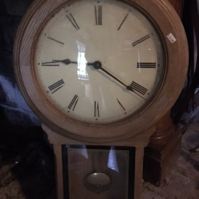 CH168: Regulator Style Wooden Wall Clock Local Pickup https://www.ebay.com/itm/123821407797