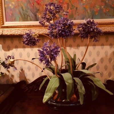 CH216: Purple Flower Arrangements Artificial ... Local Pickup https://www.ebay.com/itm/123821407814