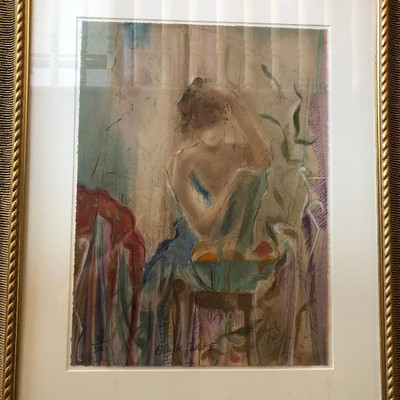 CH082: ECOLE DE BALLET III BY JANET TREBY framed serigraph 300/385 Local Pickup  https://www.ebay.com/itm/113804166053