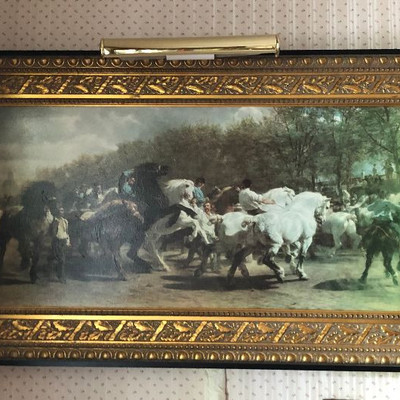 CH104: Rosa Bonheur the Horse Fair 1853 55 framed giclee oil on canvas Local Pic https://www.ebay.com/itm/113804166046