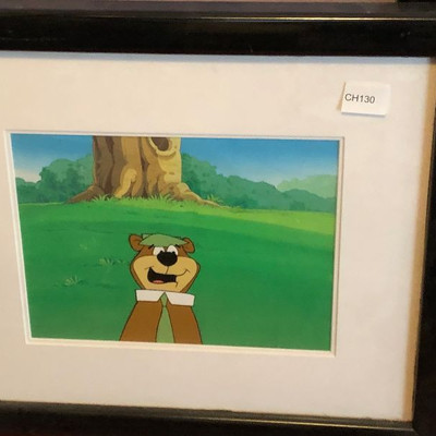 CH130: Yogi Bear framed Hand Painted In Gouache Hanna-Barbera studio Local Picku https://www.ebay.com/itm/113804166045