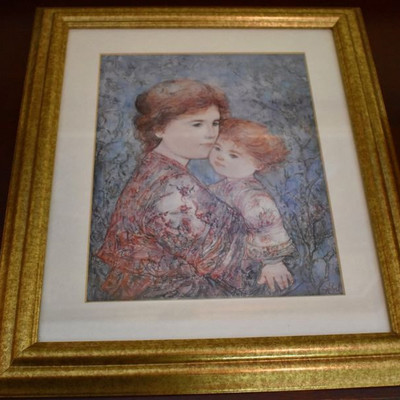 Edna Hibel lithograph