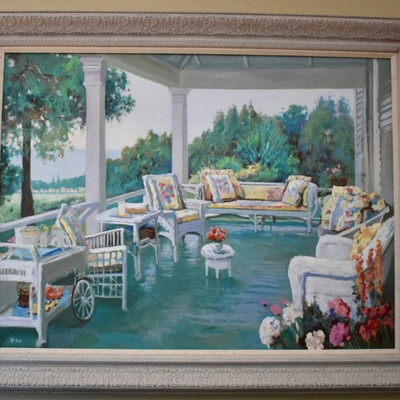 Signed oil painting
