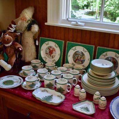 Spode and Royal Doulton Christmas dishes