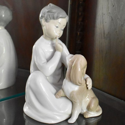 Lladro "Boy with Dog"