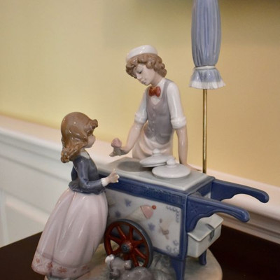 Lladro "Ice Cream Vendor" (#5325, retired)