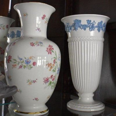 Wedgwood and other porcelain vase