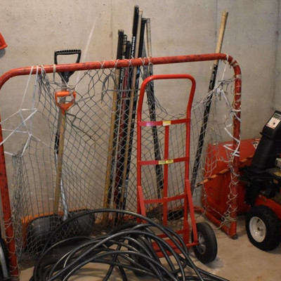 Hockey sticks and goals