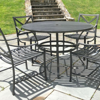 Patio table and 4 chairs