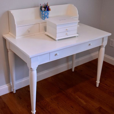 White writing desk