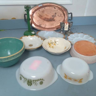 Vintage Bowls and Platter Lot