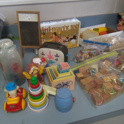Children's Vintage Games  Toys Lot