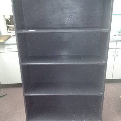 Vintage Wood Bookshelves out of Osawatomie State H ...