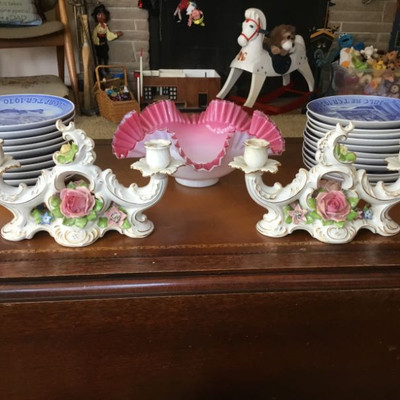 Dresden Candle Holders
