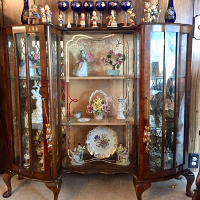 One of many English display cabinets