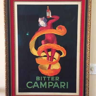 Original Cappiello Poster (Circa: 1921) â€œBitter Campariâ€
