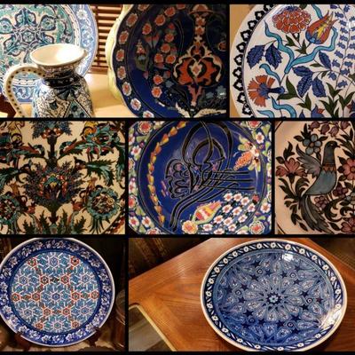 Seller removed (2) Turkish Plates - top left pictured and center.  