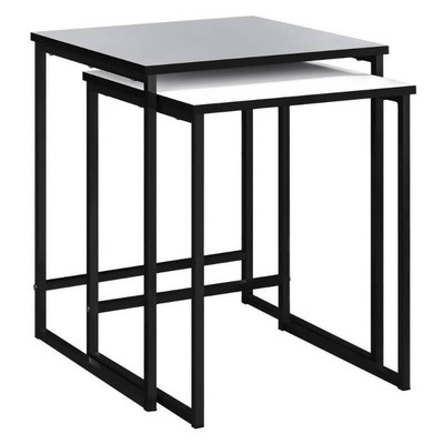 Fillmore Nesting Tables - Gray and White - Room & ...