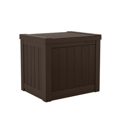 22gal Deck Box Storage Seat Brown - Suncast