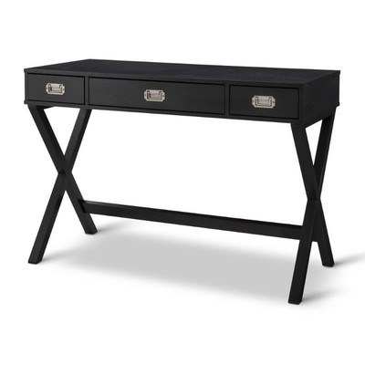 Writing Desk Threshold Campaign Desk - Black