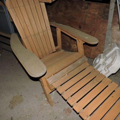 Wooden Yard Lounge Chair